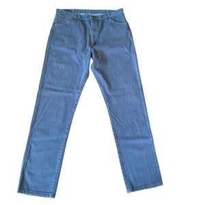Wrangler Men's‎ Jeans Gray 36 35 USA Made 1980s 1990s Vintage Excellent Used